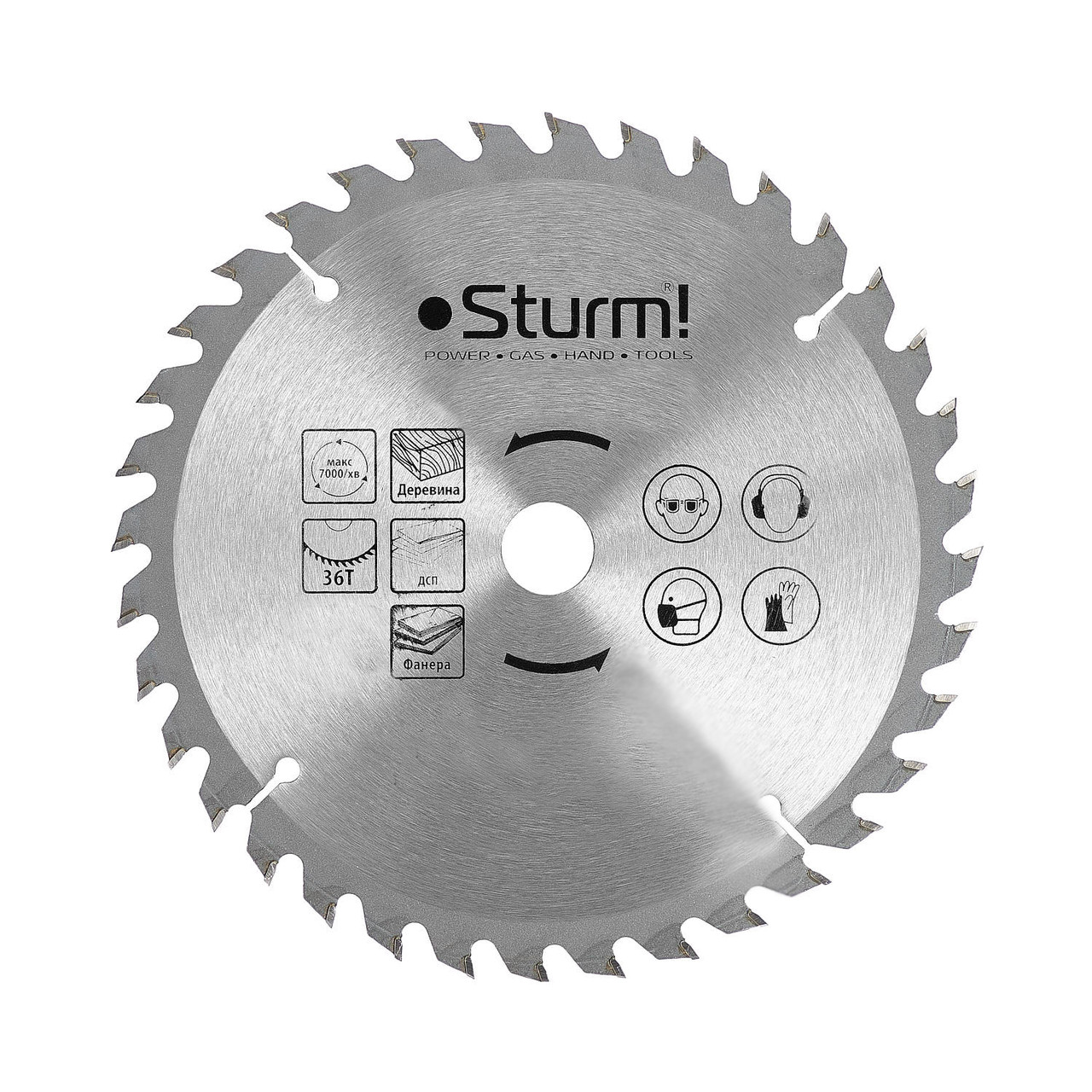 Диск пильний по дереву Sturm 9020-200-32-36T, 200х32 мм 36 зуба