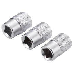 Набір торцевих головок 1/2 Maxi Drive, із шестигранним профілем, 3 шт: 17, 18, 19 мм. STANLEY FMMT17094-0 не дорого