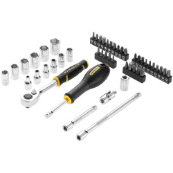 Набір торцевих головок 1/4 FATMAX® Maxi Drive, шестигранних, 48 предметів STANLEY FMMT98101-0 купить