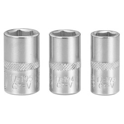 Набір торцевих головок 1/4 Maxi Drive, із шестигранним профілем, 3 шт: 8, 9, 10 мм STANLEY FMMT17091-0 в Україні