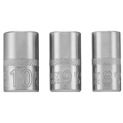 Набір торцевих головок 1/4 Maxi Drive, із шестигранним профілем, 3 шт: 8, 9, 10 мм STANLEY FMMT17091-0 в інтернет-магазині