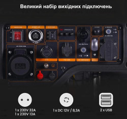 Инверторный генератор MaXpeedingRods MXR6000 (230 В; 5.0/5.5 кВт) Arsenal Grand