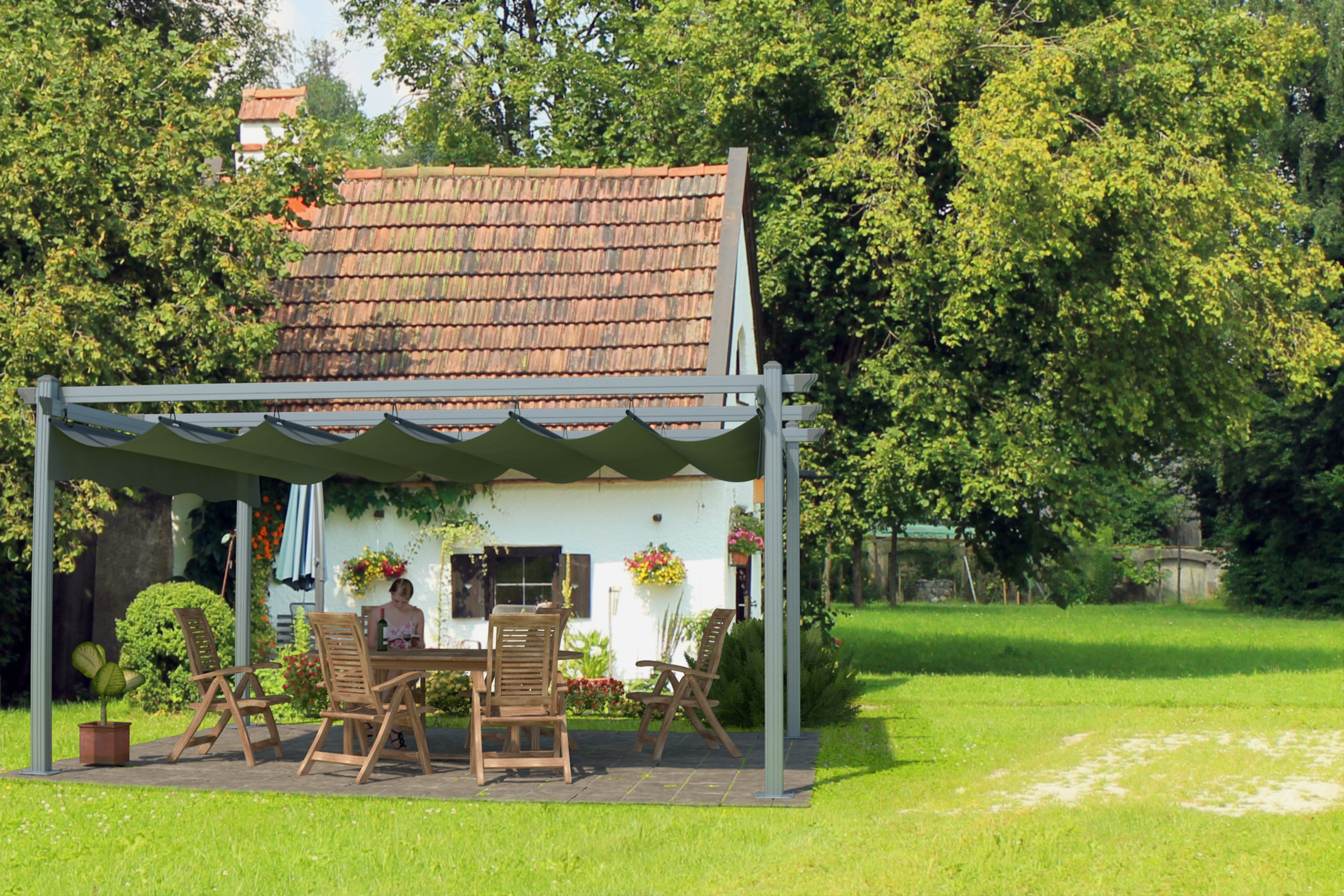 Садовая беседка HECHT PERGOLA