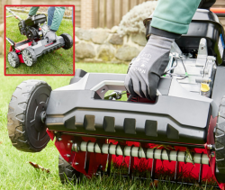 Бензиновый аэратор HECHT 5677 2-in-1 (2 вала в комплекте) - фото №6 Бензиновый аэратор HECHT 5677 2-in-1 (2 вала в комплекте) фото