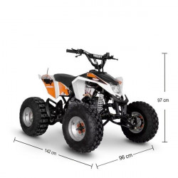 Квадроцикл бензиновый HECHT 54125 ORANGE не дорого