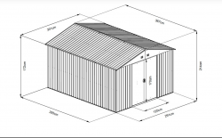 Садовий будиночок HECHT 12X10 PLUS купити