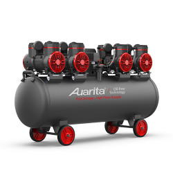 Компресор безмасляний поршневий 120л 220В AUARITA 2-1450X4F120-220