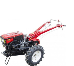 Мотоблок дизельный красный Forte МД-81Е LUX без плуга