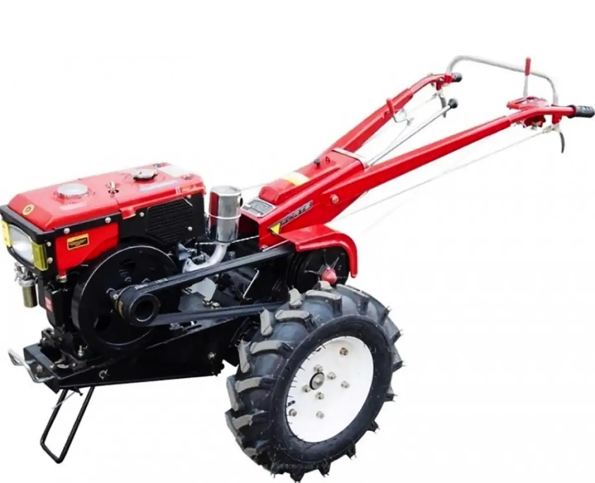 Мотоблок дизельный красный Forte МД-81Е LUX без плуга