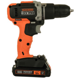Дриль-шурупокрут ударний акумуляторний BLACK+DECKER BCD003C1 