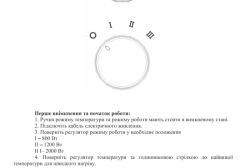 Електроконвектор 2000Вт, 3 реж. роботи, захист від перегріву 
