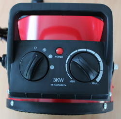 Теплова пушка 3кВт 220В PTC3000S 210 м3/рік регулювання потужності замовити