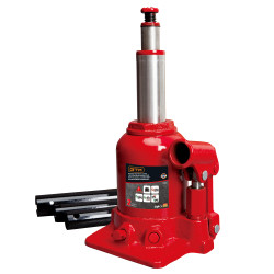 Домкрат гідравлічний пляшковий 2т GTM TF0202 двоштоковий - фото №2 Домкрат гідравлічний пляшковий 2т GTM TF0202 двоштоковий купити