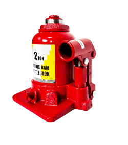 Домкрат гідравлічний пляшковий 2т GTM TF0202 двоштоковий - фото №5 Домкрат гідравлічний пляшковий 2т GTM TF0202 двоштоковий не дорого