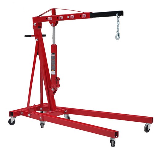 Кран гідравлічний підкатний складний 2т для зняття двигуна - Фото 1 Кран гідравлічний підкатний складний 2т для зняття двигуна