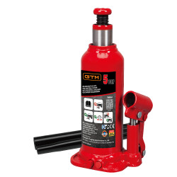 Домкрат гідравлічний 5т GTM Т90504S пляшковий одноштоковий в кейсі - фото №2 Домкрат гідравлічний 5т GTM Т90504S пляшковий одноштоковий в кейсі купити