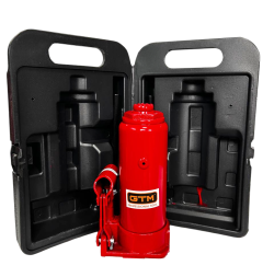 Домкрат гідравлічний 5т GTM Т90504S пляшковий одноштоковий в кейсі - фото №9 Домкрат гідравлічний 5т GTM Т90504S пляшковий одноштоковий в кейсі акція