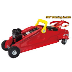 Домкрат підкатний 2т GTM T820050R гідравлічний з поворотною ручкою - фото №2 Домкрат підкатний 2т GTM T820050R гідравлічний з поворотною ручкою купити