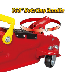 Домкрат підкатний 2т GTM T820050R гідравлічний з поворотною ручкою - фото №4 Домкрат підкатний 2т GTM T820050R гідравлічний з поворотною ручкою замовити