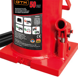 Домкрат гідравлічний 50т GTM TH95004 пляшковий одноштоковий заказать