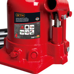 Домкрат гідравлічний пляшковий 4т GTM TF0402 двоштоковий заказать