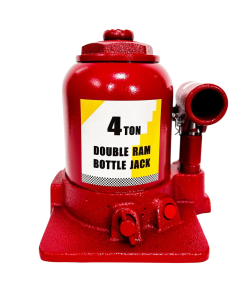 Домкрат гідравлічний пляшковий 4т GTM TF0402 двоштоковий фото