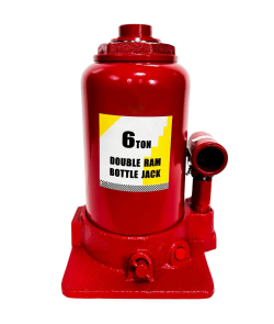 Домкрат гідравлічний пляшковий 6т GTM TF0602 двоштоковий фото