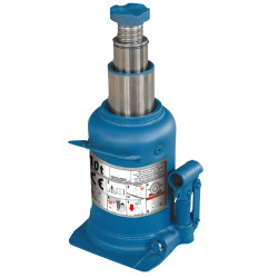 Домкрат гідравлічний пляшковий 10т GTM TH810001 двоштоковий купити