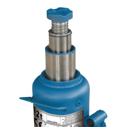 Домкрат гідравлічний пляшковий 12т GTM TH812001 двоштоковий в Україні