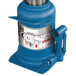 Домкрат гідравлічний пляшковий 12т GTM TH812001 двоштоковий замовити