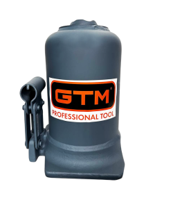 Домкрат гідравлічний пляшковий 12т GTM TH812001 двоштоковий фото