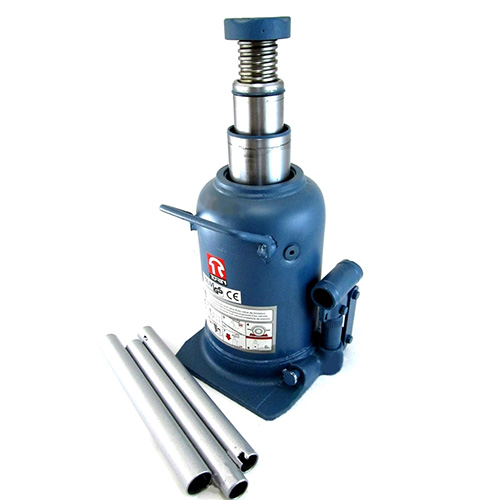 Домкрат гідравлічний пляшковий 12т GTM TH812001 двоштоковий