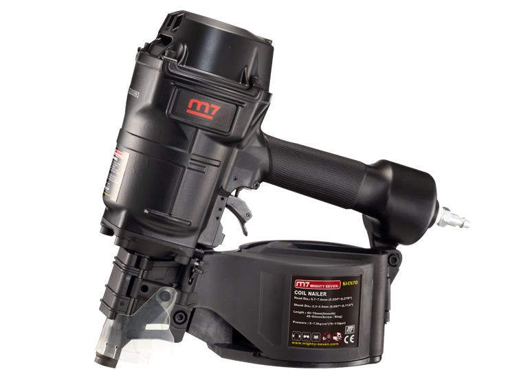 Пневмостеплер Mighty Seven SJ-CN70 для цвяхів, 45-70 мм