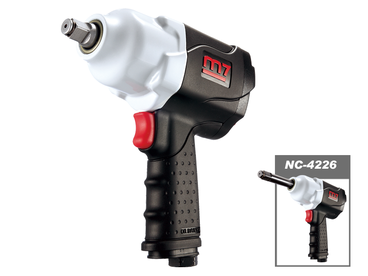 Пневмогайкокрут 1/2&quot; 881Нм, 9000об/хв, 119л/хв, продовження валу