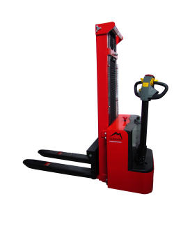Штабелер електричний самохідний 1,5т/2,5м 24В/80Ah (тягове колесо, ел. підйом)