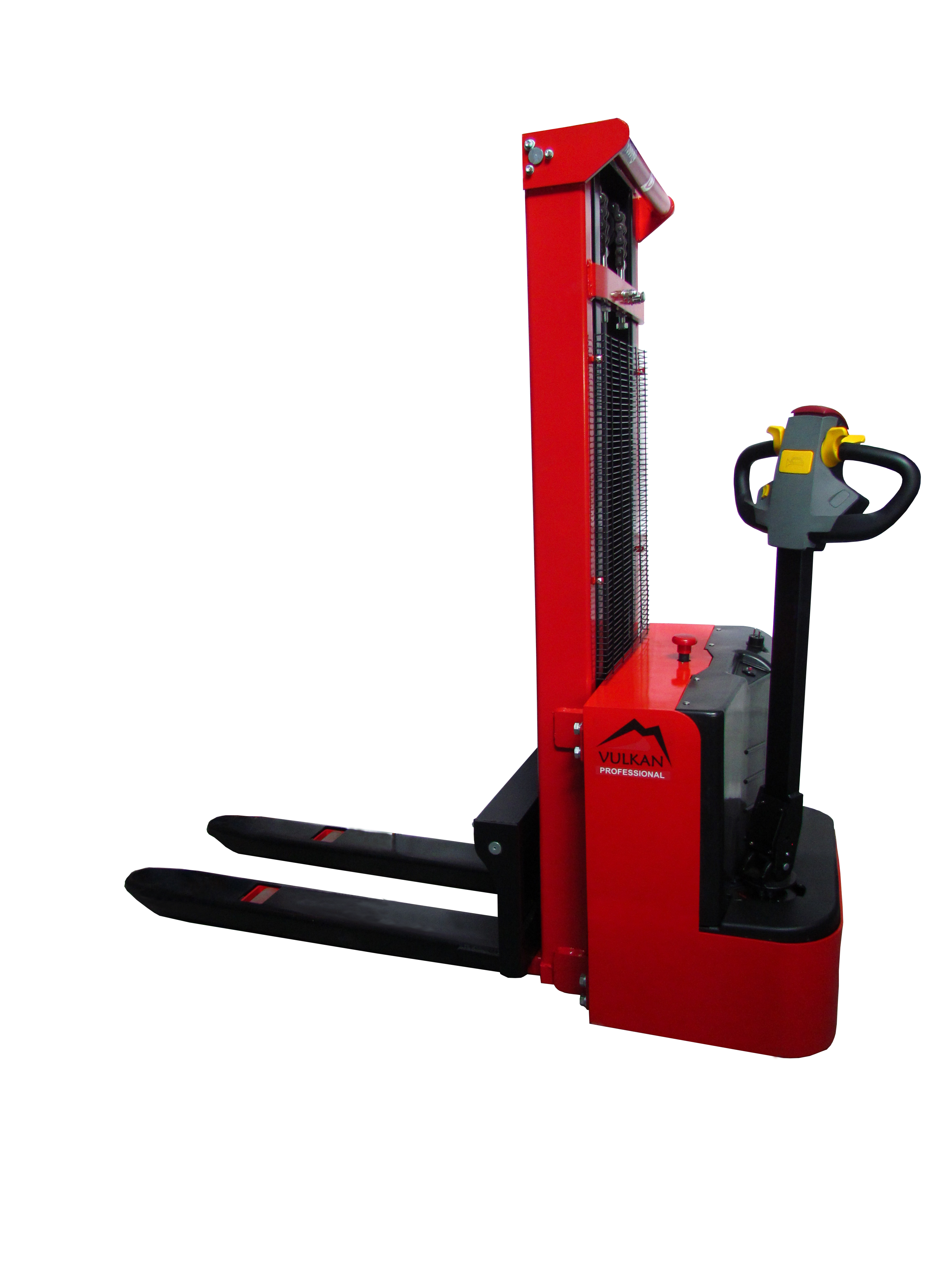 Штабелер електричний самохідний 1,5т/2,5м 24В/80Ah (тягове колесо, ел. підйом)