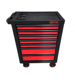 Візок інструментальний (тумба) на колесах 7 відділень, центр. замок фото