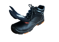 Черевики зварювальника р.40 з мет. носком і каучуковою підошвою SM-072 фото