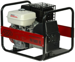 Генераторна установка FH5001R 1ф-4,5кВт, двиг.Honda GX270, бак-6,2л, руч.старт, стаб.напруги