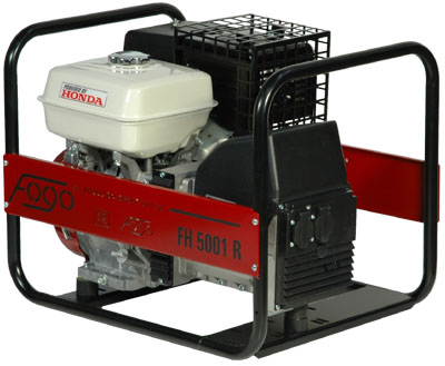 Генераторна установка FH5001R 1ф-4,5кВт, двиг.Honda GX270, бак-6,2л, руч.старт, стаб.напруги