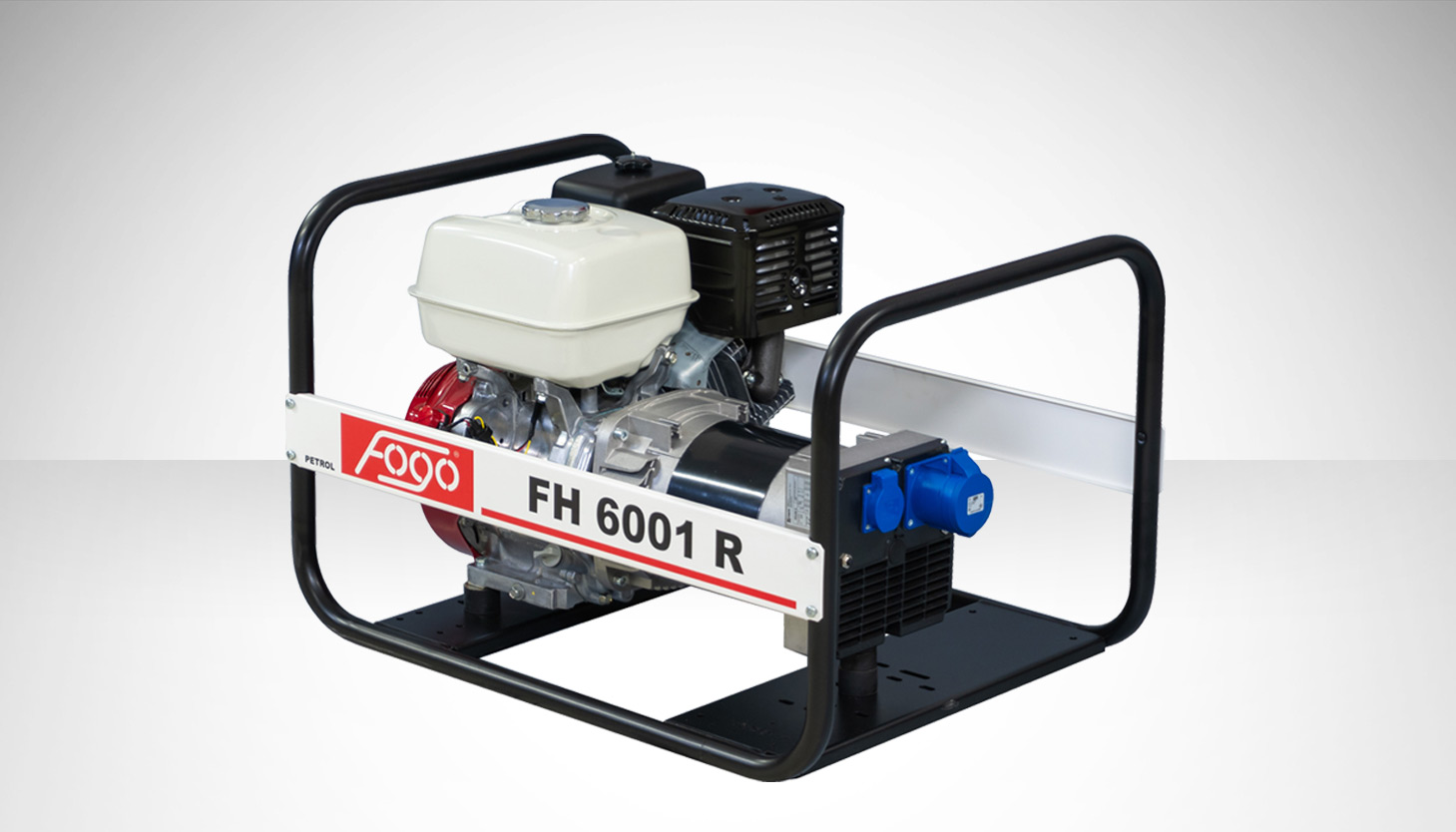 Генераторна установка FH6001R 1ф-5,6 кВт, двиг.Honda, бак-6,1л, руч.старт, стаб.напруг