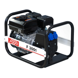 Генераторна установка F3001 1ф 2,7 кВт, двигун 212СС, бак-3,6 л, руч.