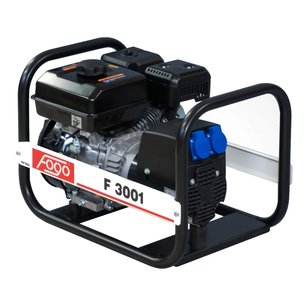 Генераторна установка F3001 1ф 2,7 кВт, двигун 212СС, бак-3,6 л, руч.