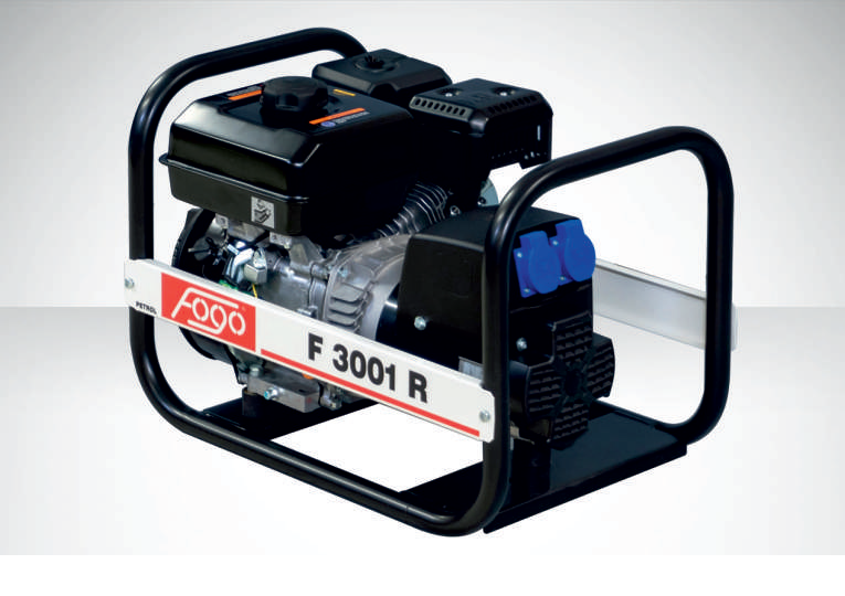 Генераторна установка F3001R 1ф 2,7 кВт.