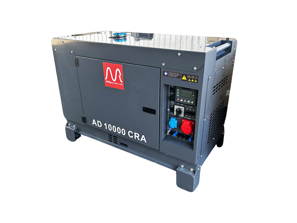 Генераторна установка AD10000CRA дизель 3ф-9,0кВА, 1ф-7,2кВт бак-25л, ел.старт