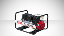 Апарат дугового зварювання з генераторною установкою FH8220W 3ф-6,5кВА/1ф-3,5кВА, звар.стр-220А, двиг.Honda-GX390, бак 6,2л, руч.старт в Україні