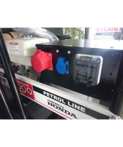 Апарат дугового зварювання з генераторною установкою FH9220W 3ф-7,8кВА/1ф-4,0кВт, звар.стр-220А, двиг.Honda-GX390, бак 6,2л купити