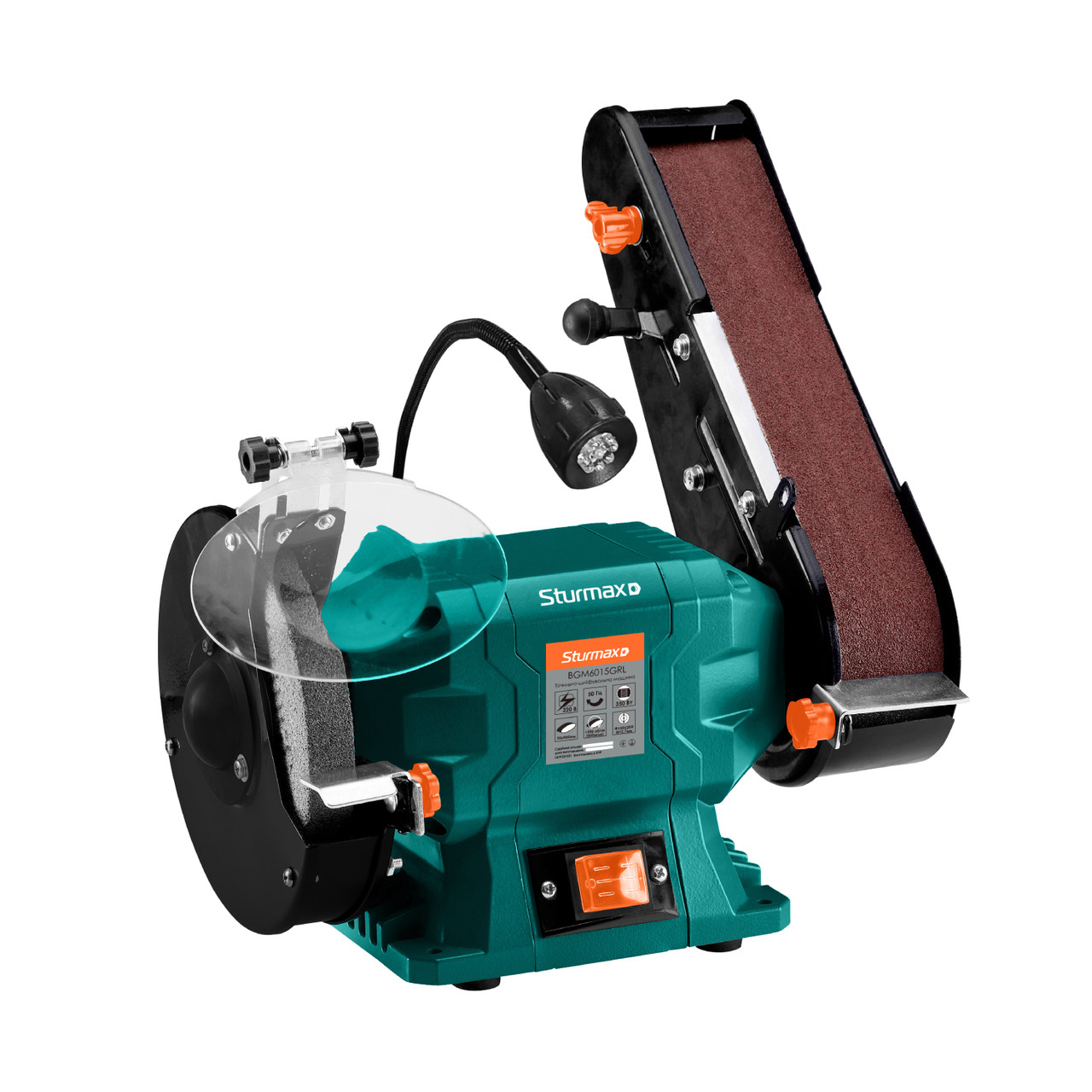 Точильно-шлифовальная машина 350 Вт Sturmax BGM6015GRL 