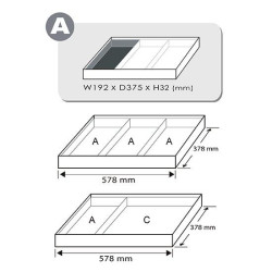 Набор отверток с шестигранником ударных 6 ед. (в ложементе, тип А)  TOPTUL GEA0617 купить
