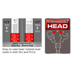 Набор динамометрический 1/2" 8ед. 20-110Nm  TOPTUL GAAI0802 купить
